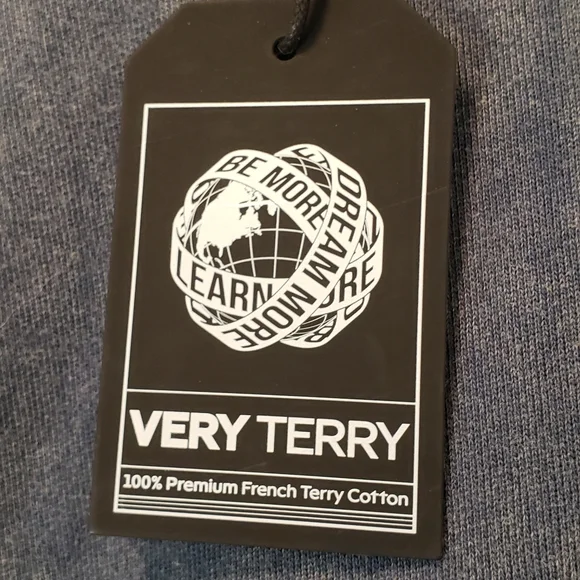 Alphalete Very Terry Hoodie Sweatshirt Medium Sun Bleached Distresssed - Picture 6 of 7